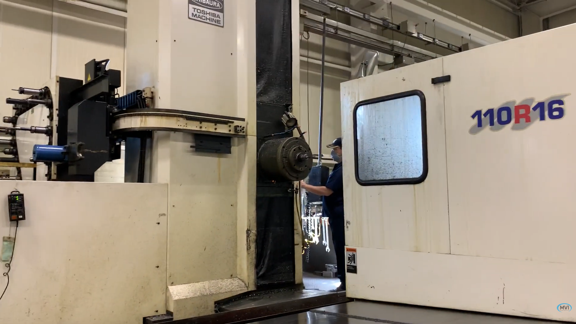 TOSHIBA BTD-110R16 CNC TABLE-TYPE HORIZONTAL BORING MILL - Image 9