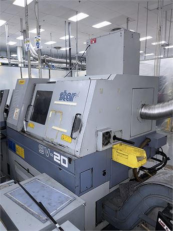 STAR SV20 TYPE 420 CNC SWISS-TYPE SCREW MACHINE