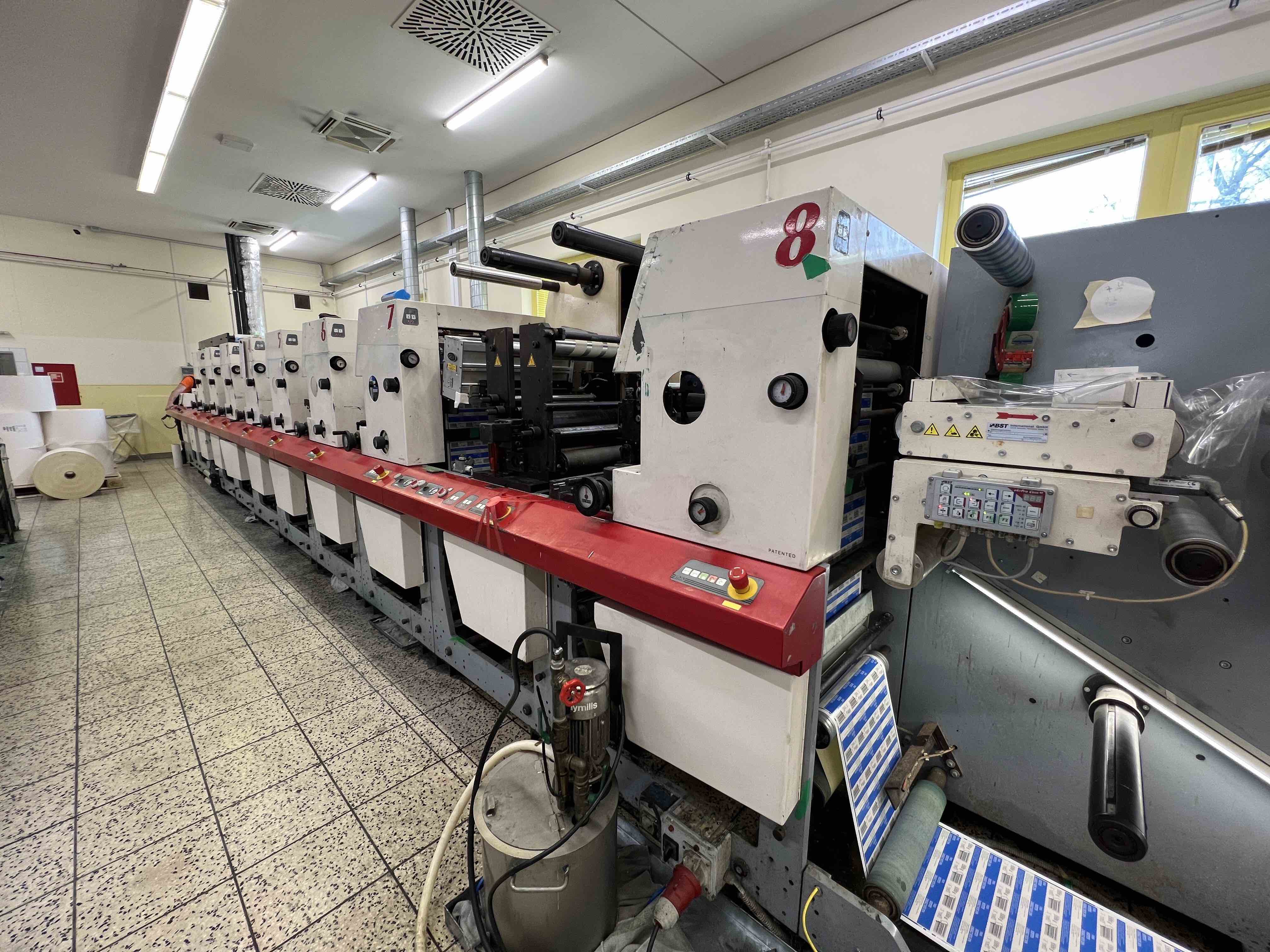 MPS EP-410/8 8-Color UV Flexographic Printing Machine