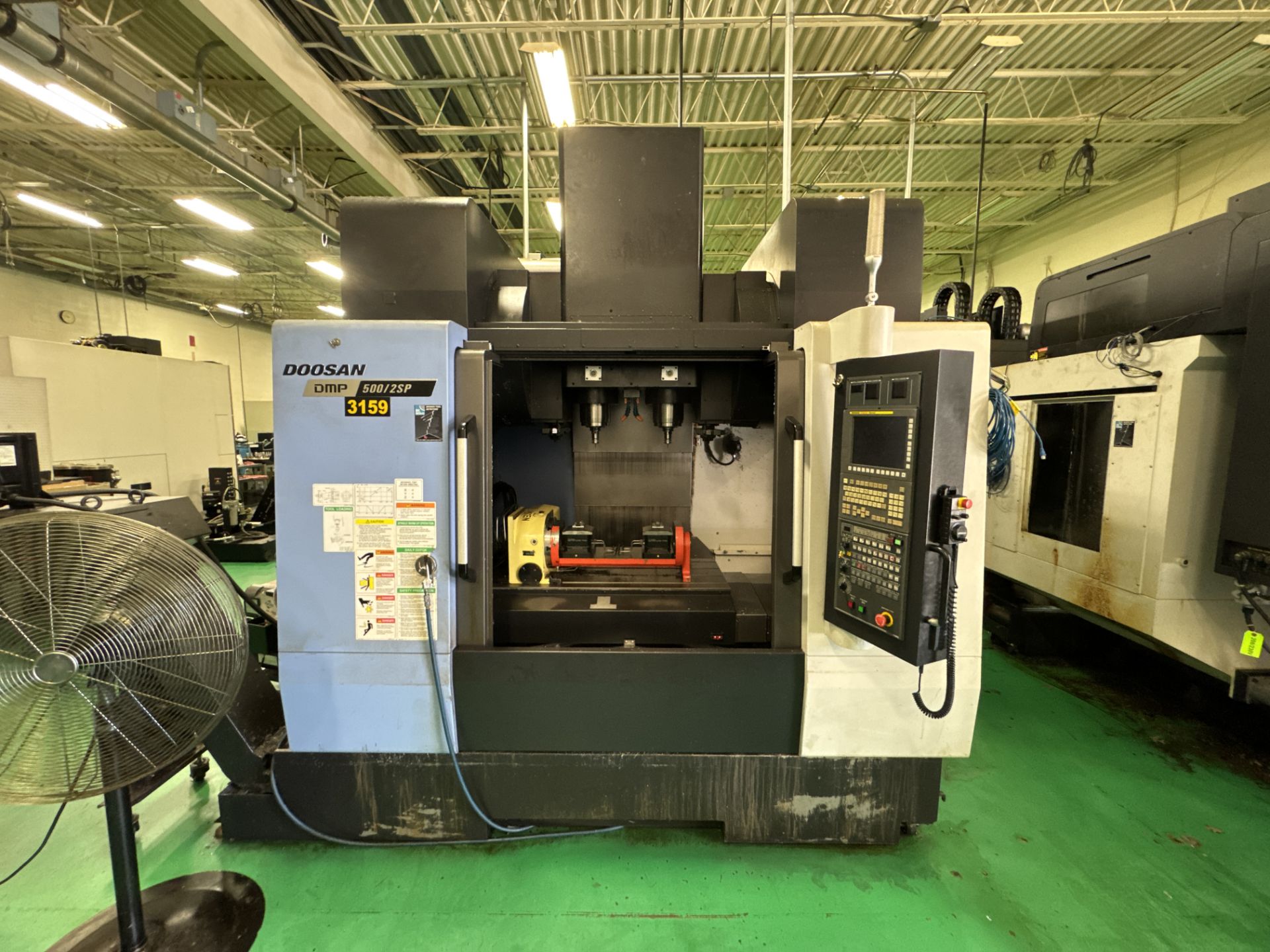2020 Doosan DMP500/2SP- 2 Spindle CNC Vertical Machining Center