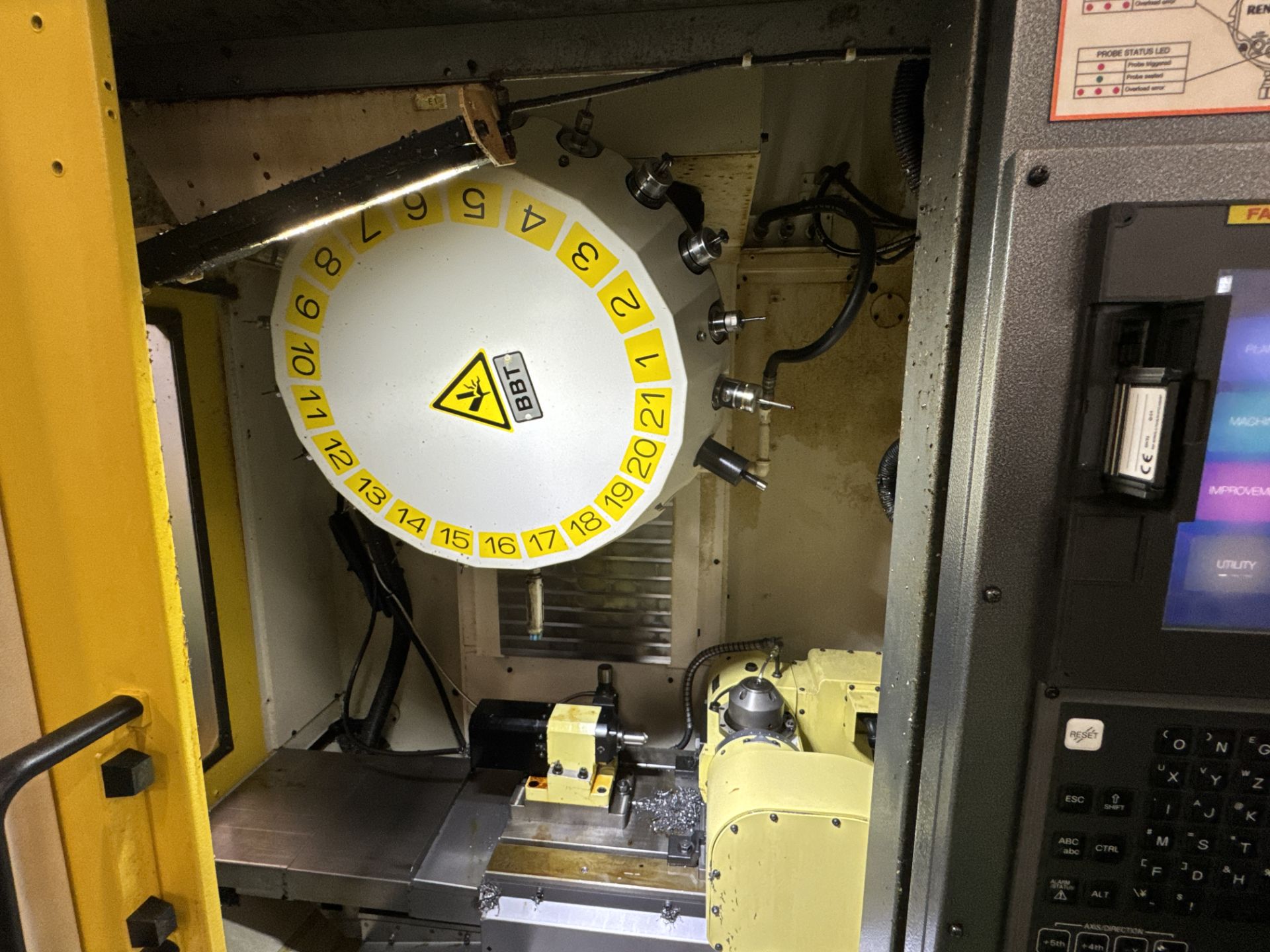 (2) 2021 Fanuc Robodrill a-D21MiB 5-adv w/ JSC-Pro Twin Cell Drawer System - Image 21