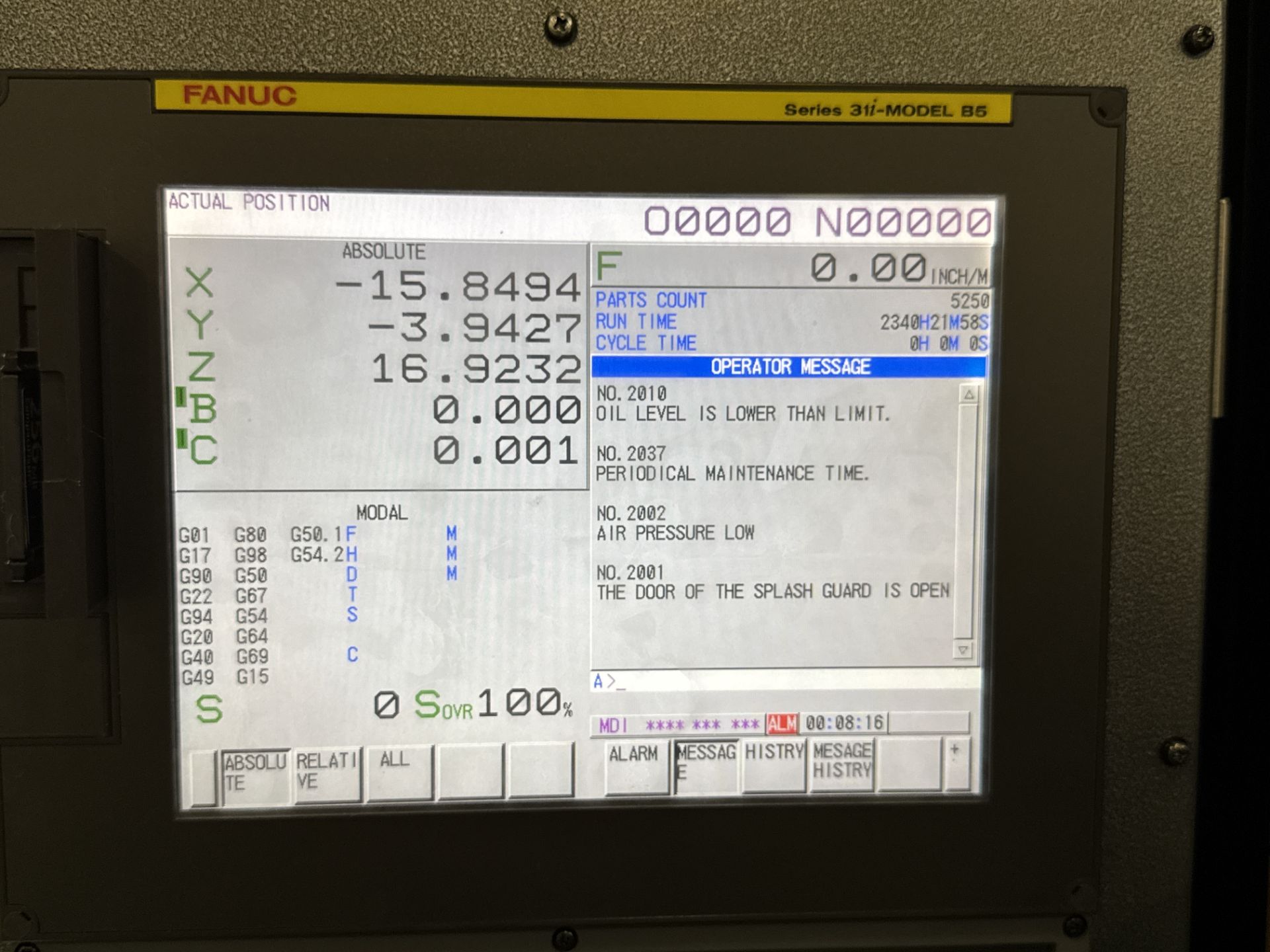 (2) 2021 Fanuc Robodrill a-D21MiB 5-adv w/ JSC-Pro Twin Cell Drawer System - Image 33