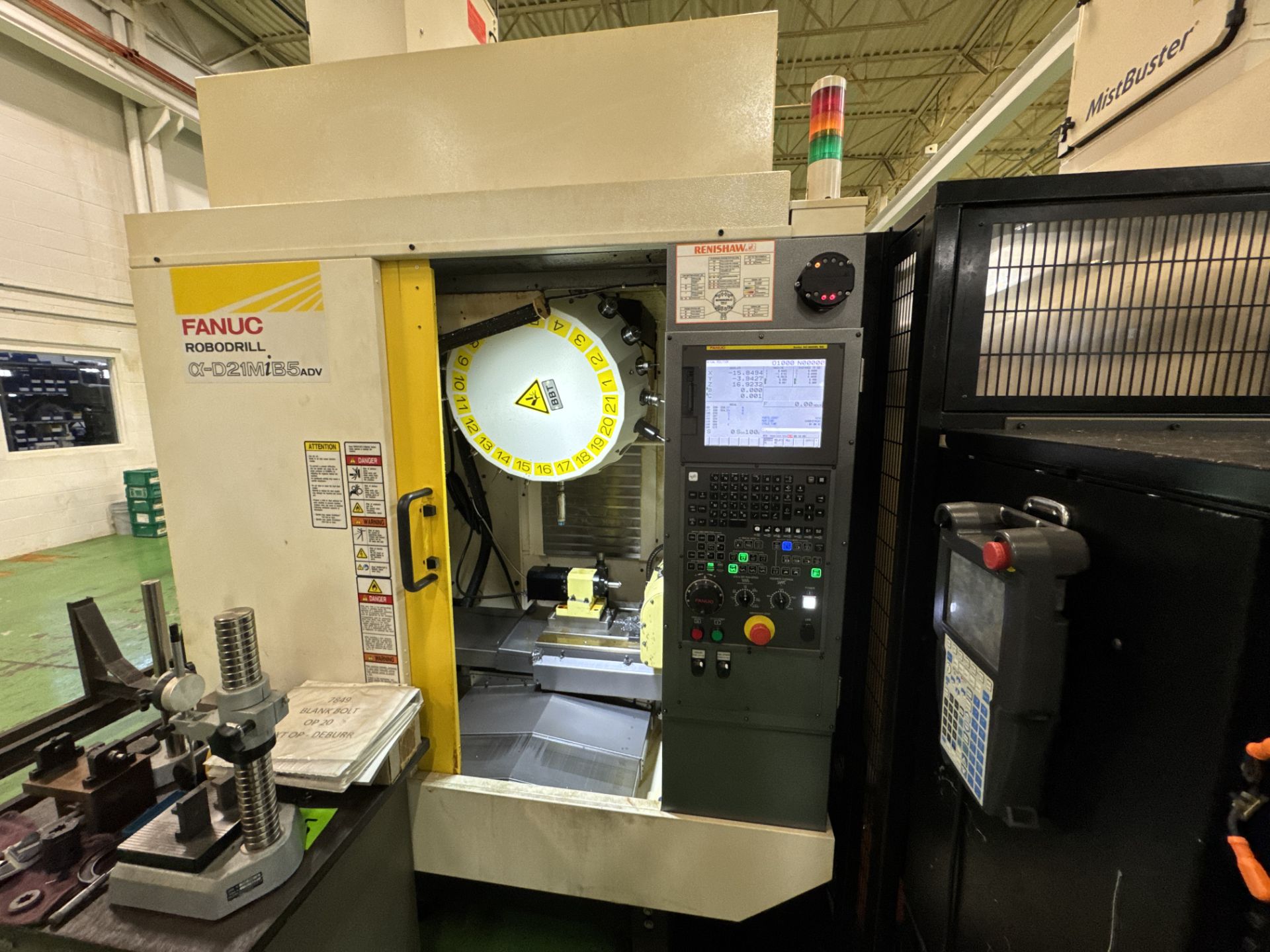 (2) 2021 Fanuc Robodrill a-D21MiB 5-adv w/ JSC-Pro Twin Cell Drawer System - Image 39