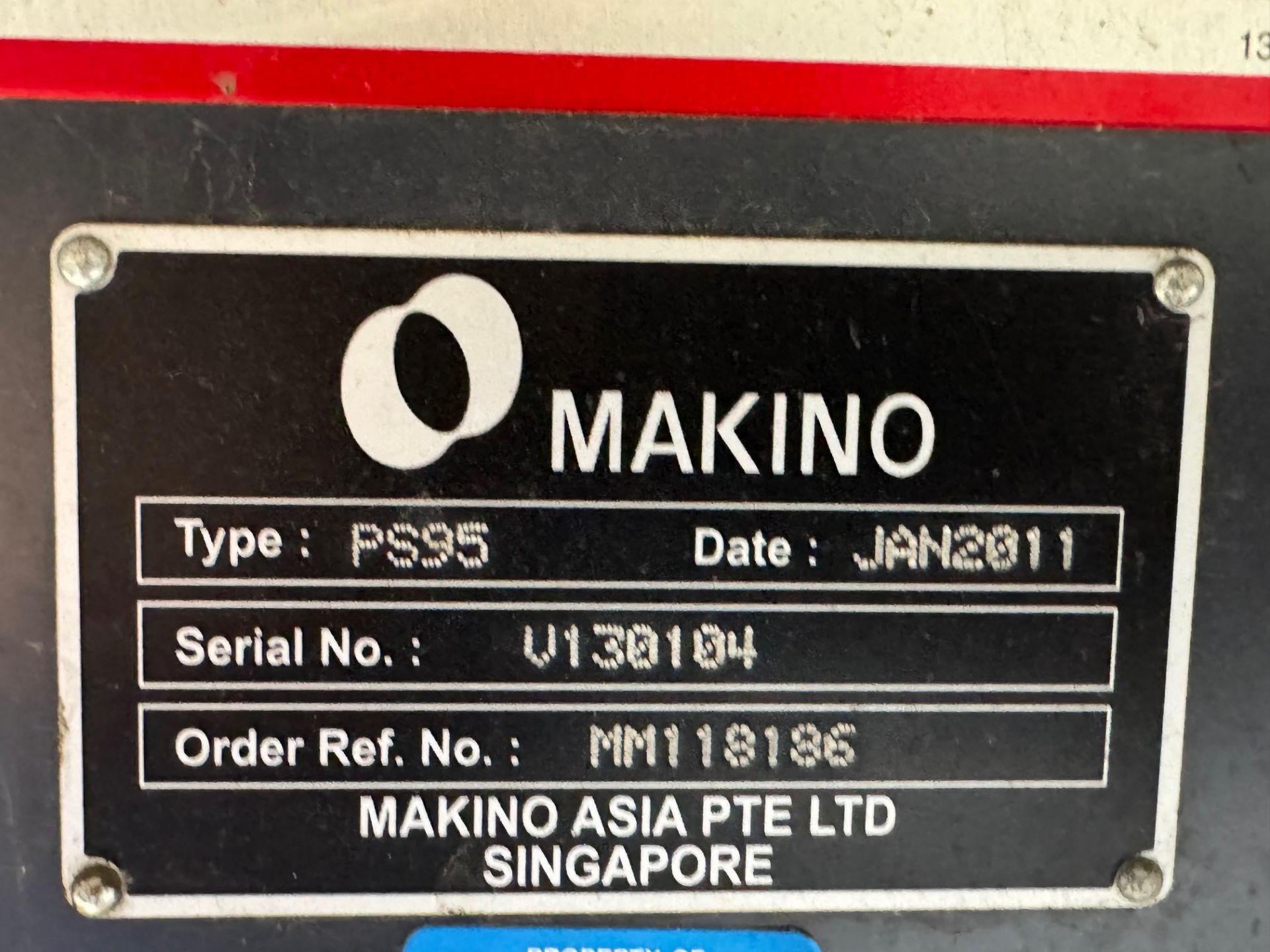 2011 MAKINO PS95 CNC VMC - HIGH PRESSURE COOLANT, CHIP BLASTER, CHIP CONVEYOR - Image 11