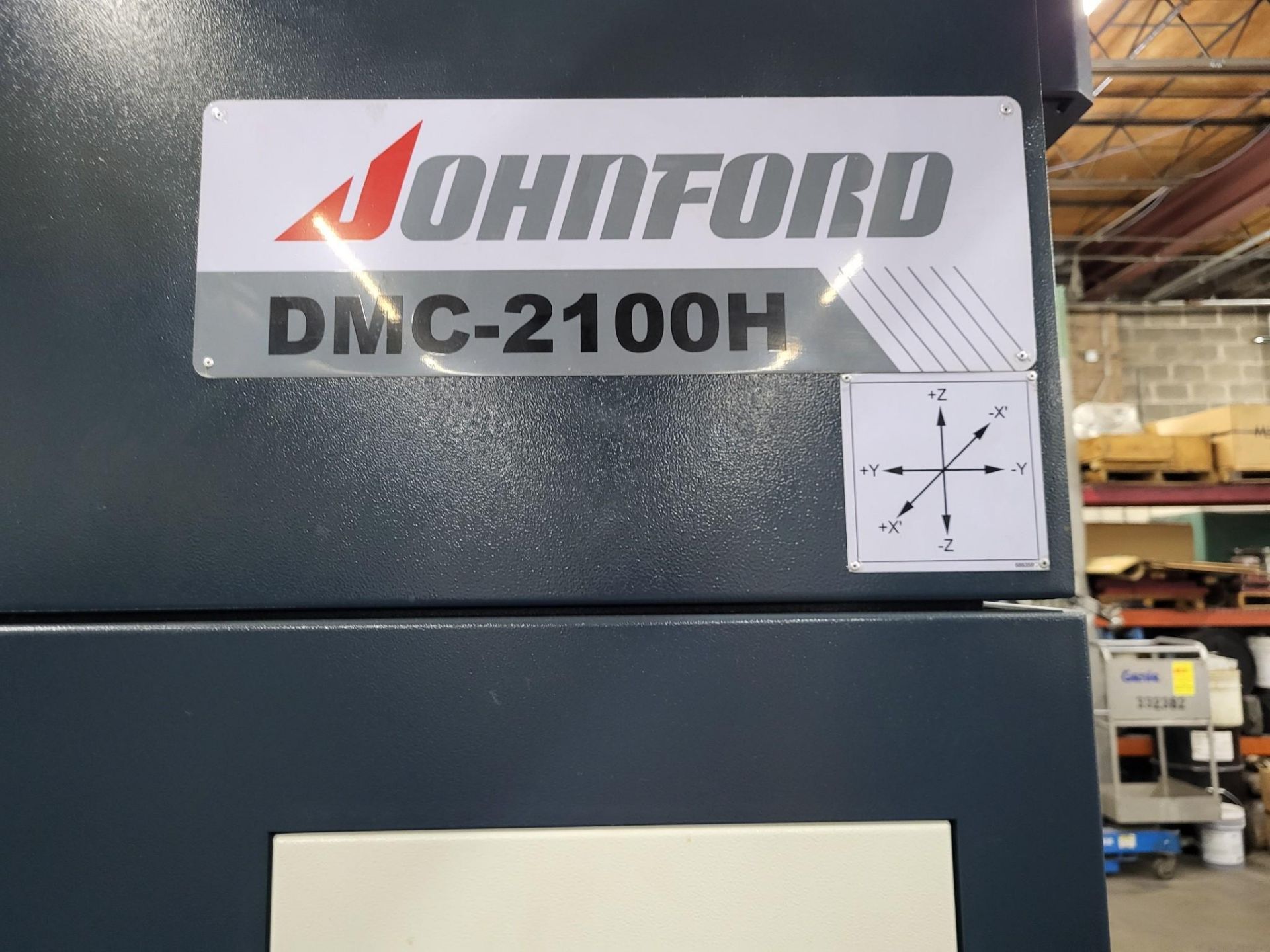 2021 JOHNFORD DMC-2100H CNC VMC – FANUC CONTROL, CAT 50, 82.7" X-TRAVEL, 24 ATC - Image 9