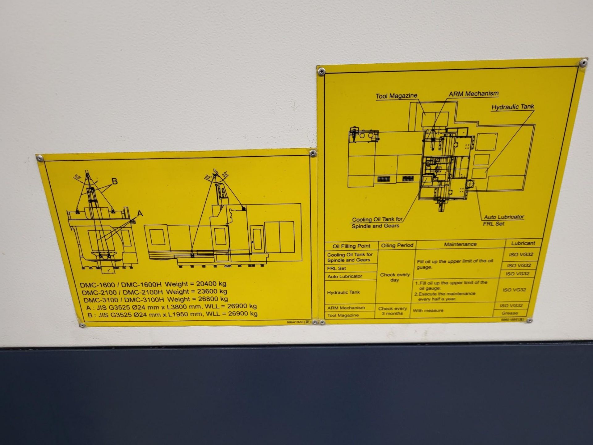 2021 JOHNFORD DMC-2100H CNC VMC – FANUC CONTROL, CAT 50, 82.7" X-TRAVEL, 24 ATC - Image 15