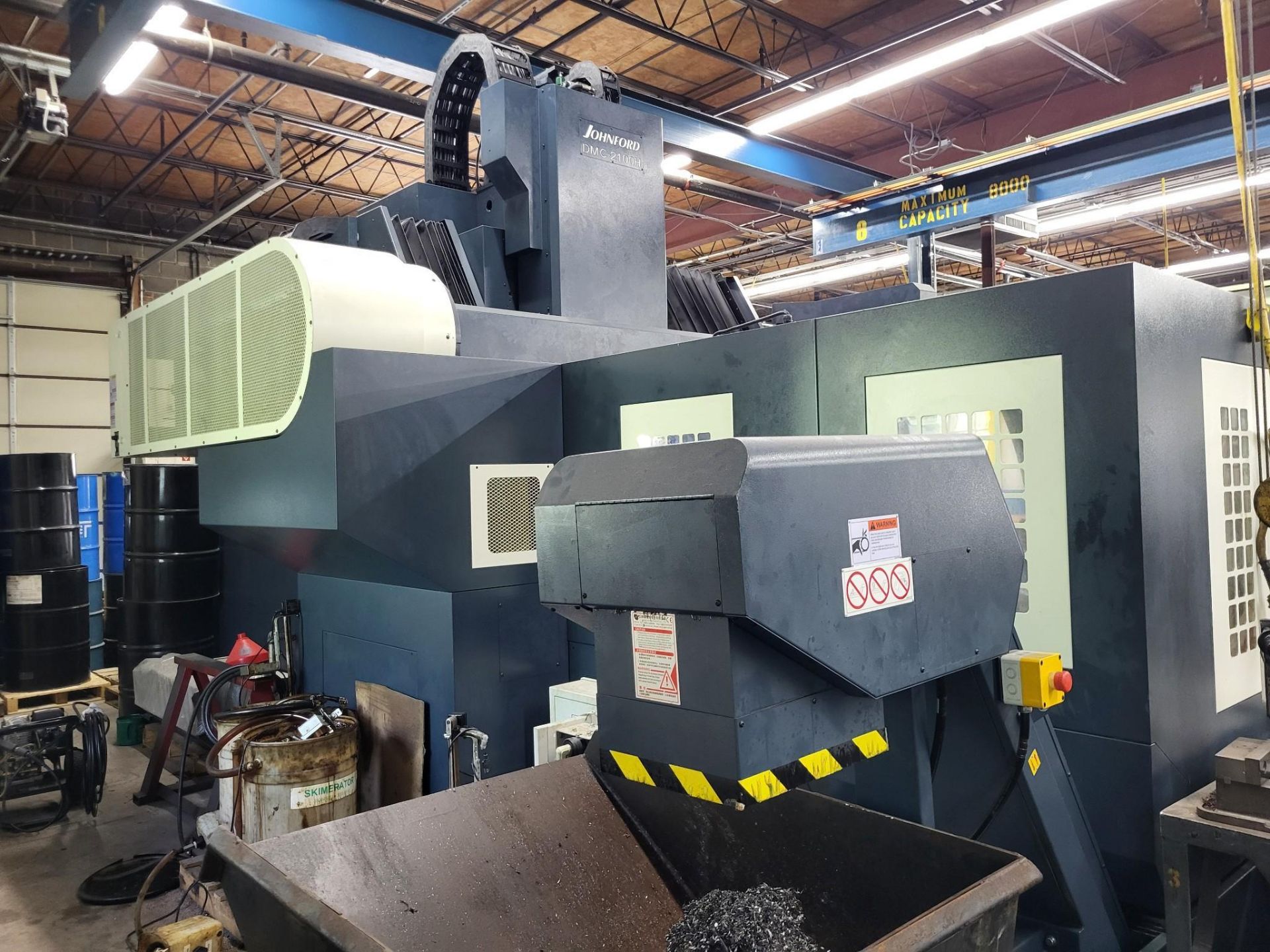 2021 JOHNFORD DMC-2100H CNC VMC – FANUC CONTROL, CAT 50, 82.7" X-TRAVEL, 24 ATC - Image 18