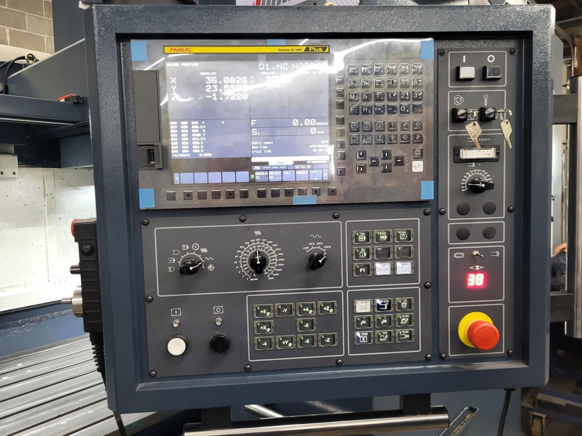 2021 JOHNFORD DMC-2100H CNC VMC – FANUC CONTROL, CAT 50, 82.7" X-TRAVEL, 24 ATC - Image 20
