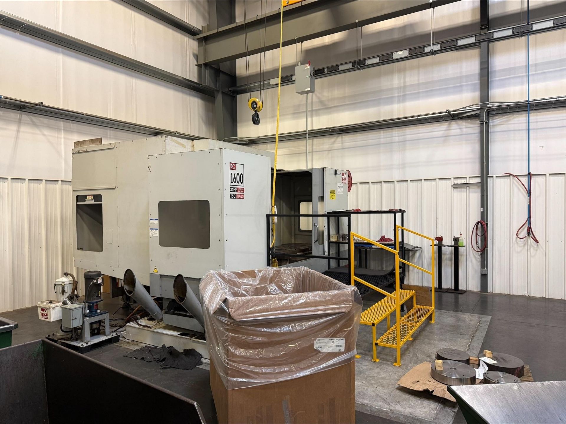 2007 HAAS EC-1600-4X CNC HMC - FULL 4TH-AXIS, CAT 50, TSC, CHIP CONVEYOR - Image 7