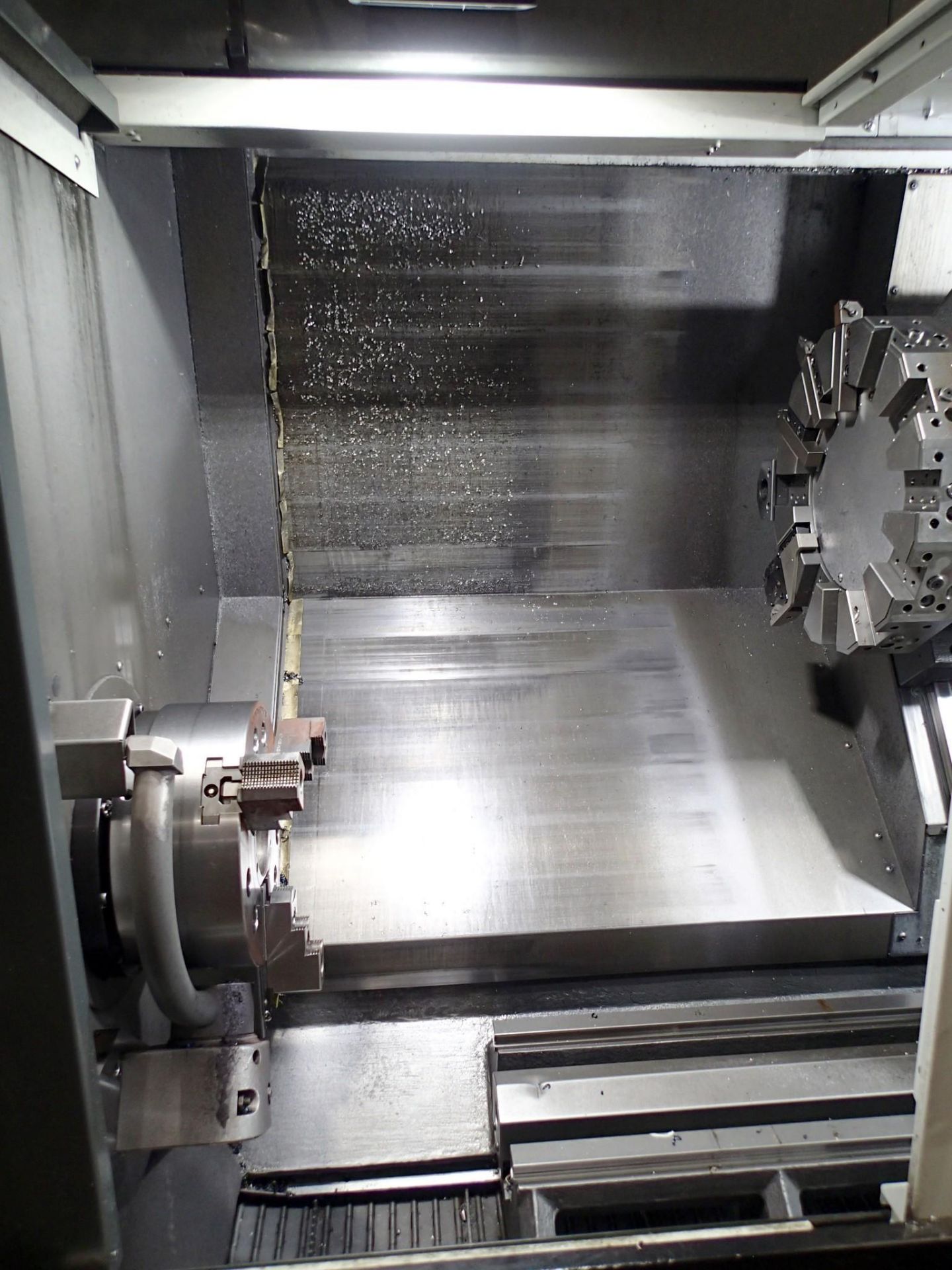 2022 HAAS ST-35 CNC LATHE - PROGRAMMABLE TAILSTOCK, PRESETTER, 12" CHUCK, CONVEYOR - Image 9