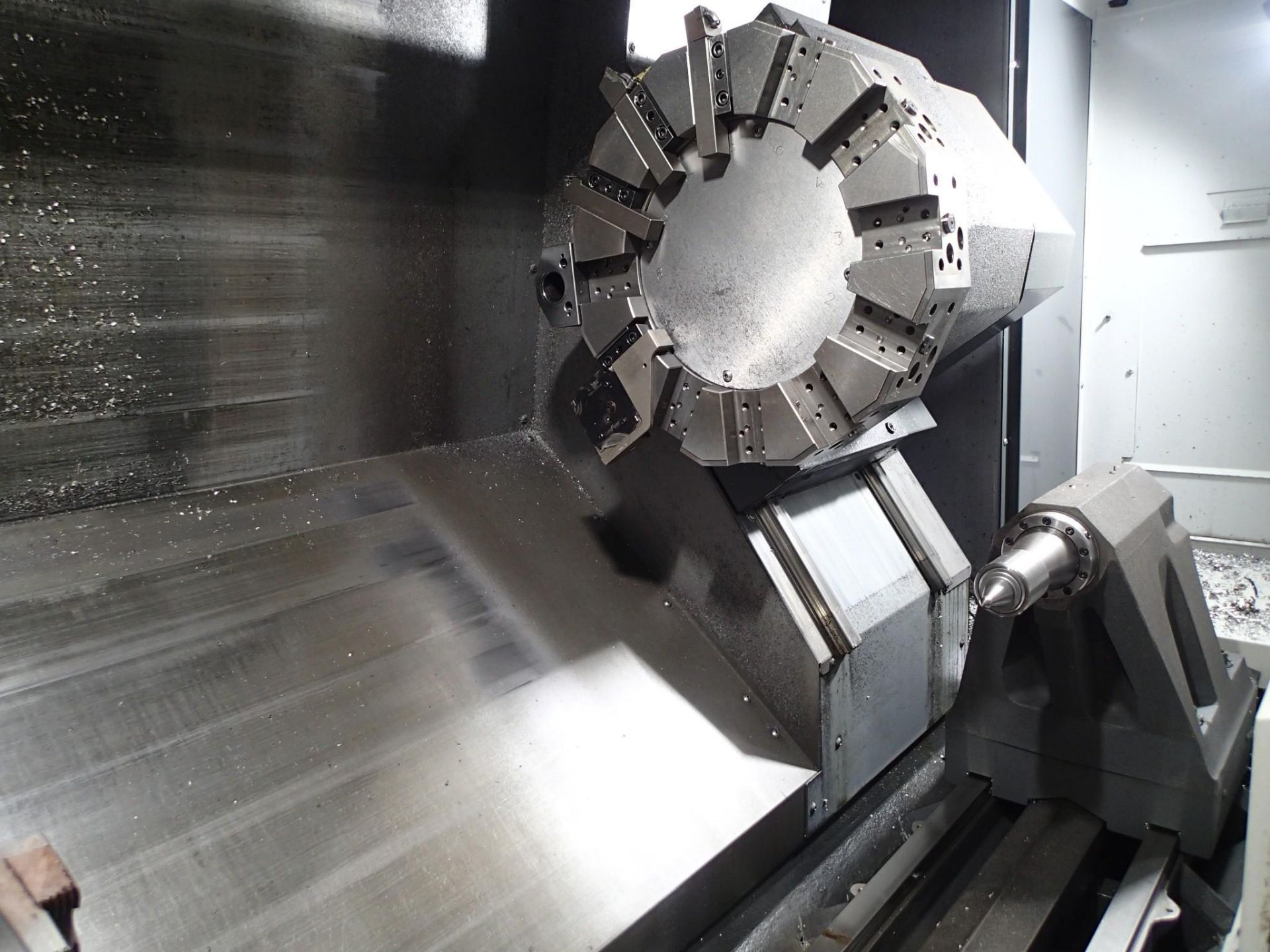 2022 HAAS ST-35 CNC LATHE - PROGRAMMABLE TAILSTOCK, PRESETTER, 12" CHUCK, CONVEYOR - Image 20