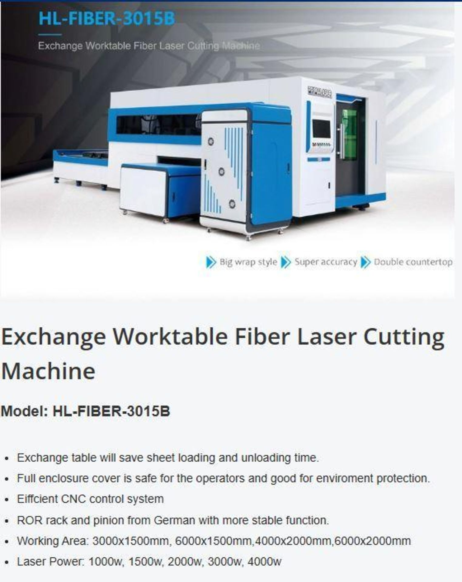 2024 6,000 WATT PRIMAPRESS PM3015 FIBER LASER, 5' X 10' TABLE, NEVER USED - Image 3