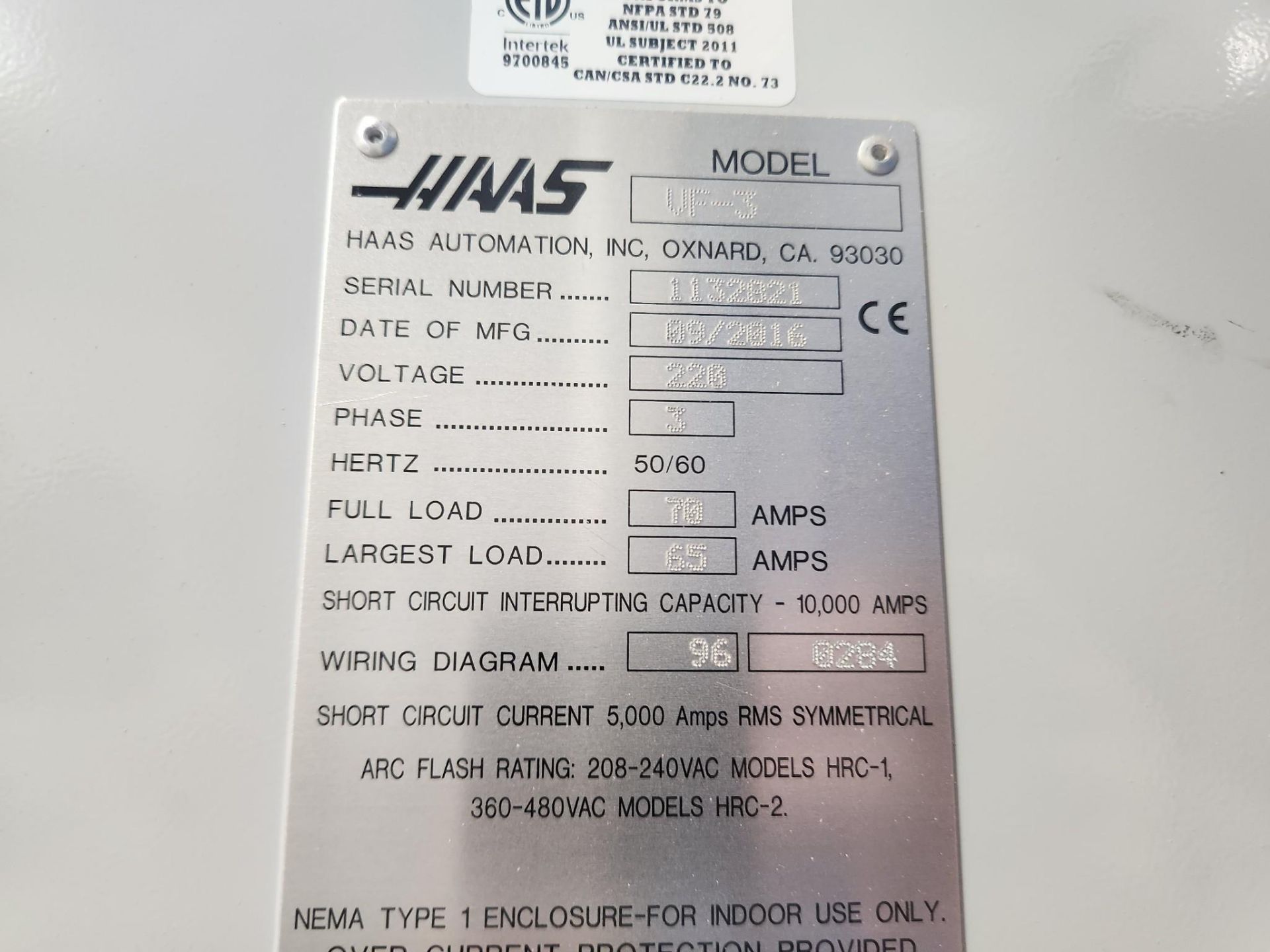 2016 HAAS VF-3 VMC - 40 ATC, WIPS, 30K RPM, CHIP AUGER, 4TH & 5TH AXIS READY - Image 14