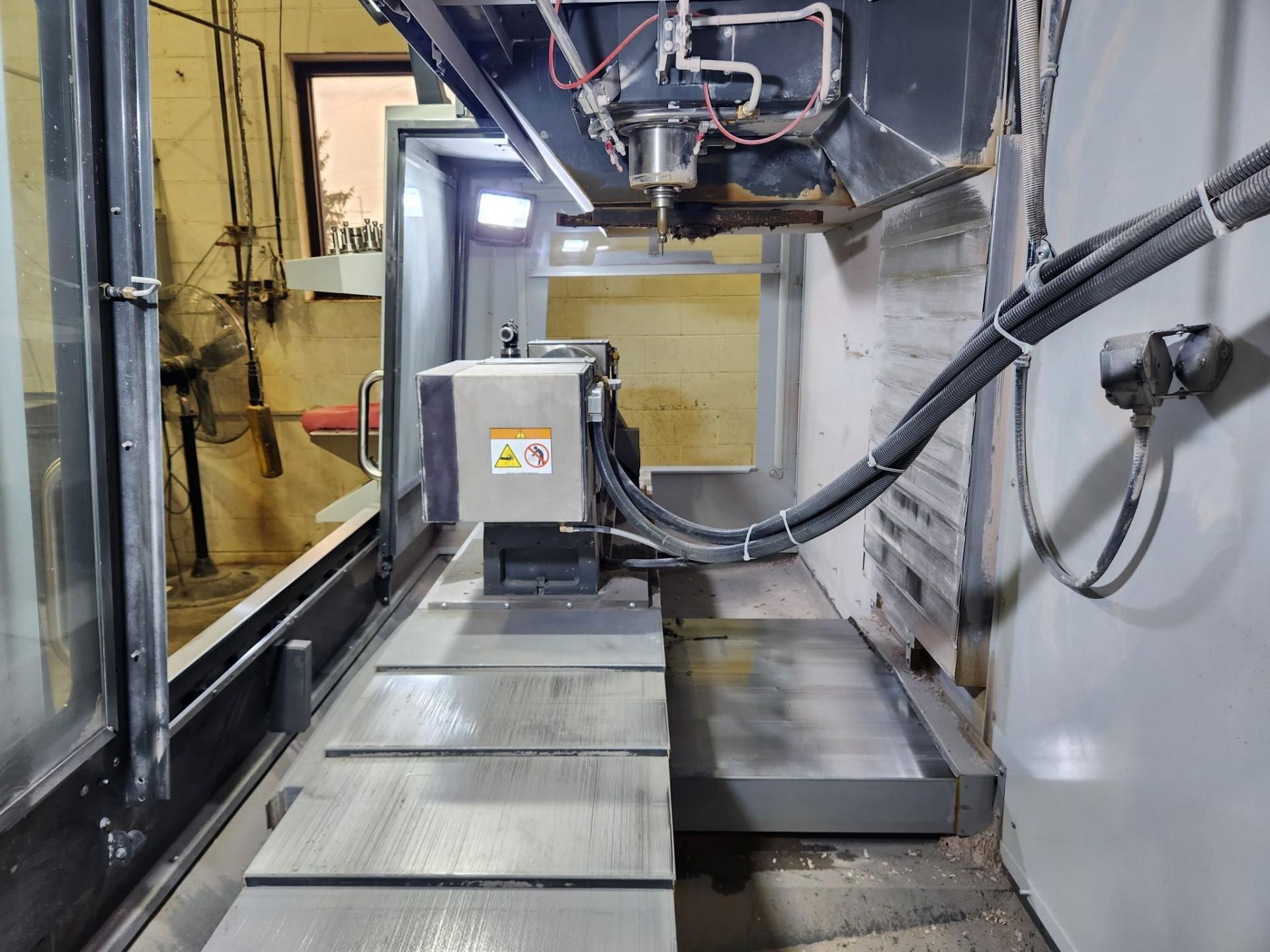 2021 HAAS TR-210 5-AXIS TRUNNION ROTARY TABLE PLATTER DIAMETER: 8.3" MAXIMUM WEIGHT ON PLATTER: 200 - Image 5