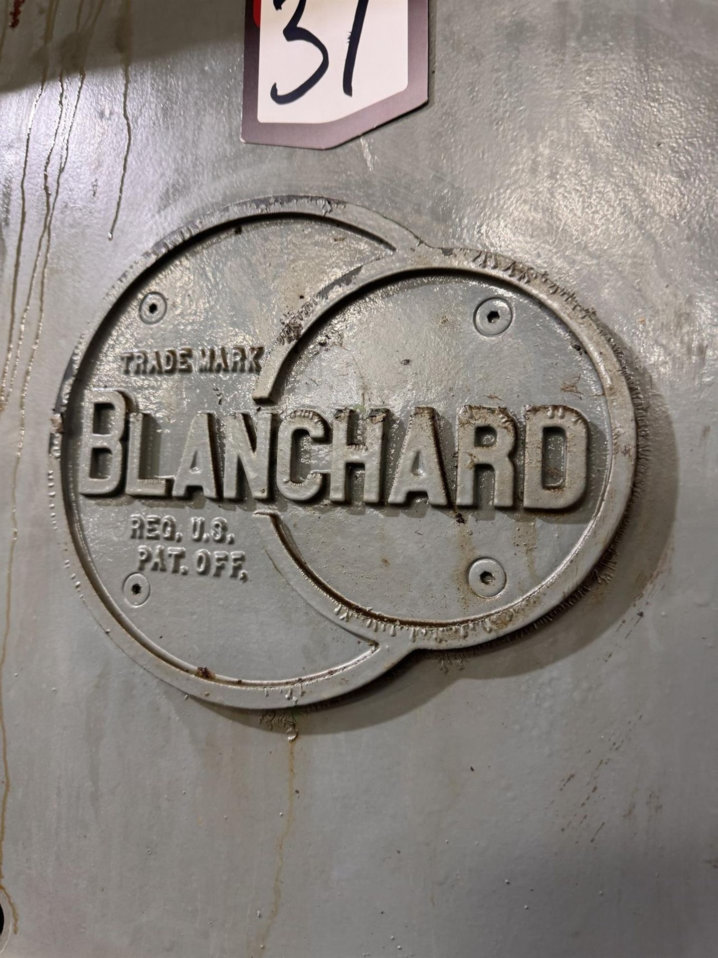 BLACHARD No. 22 Rotary Surface Grinder, s/n 13898, w/ 42” Magnetic Chuck, 48” Swing, 12” Max. Work - Image 7