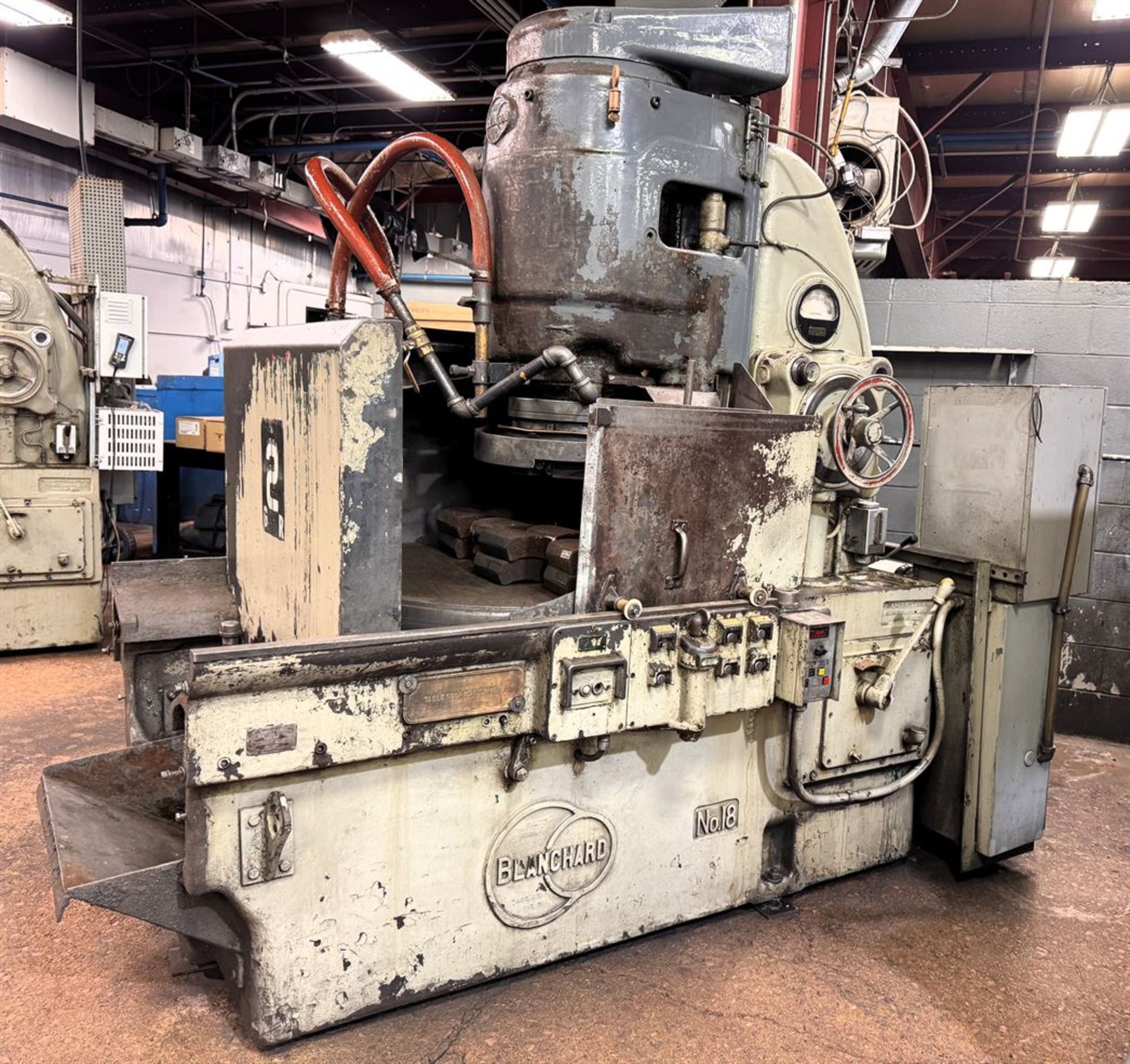 BLANCHARD No. 18 Rotary Surface Grinder, s/n 4756, w/ 36” Magnetic Chuck, 12” Max. Work Height Under