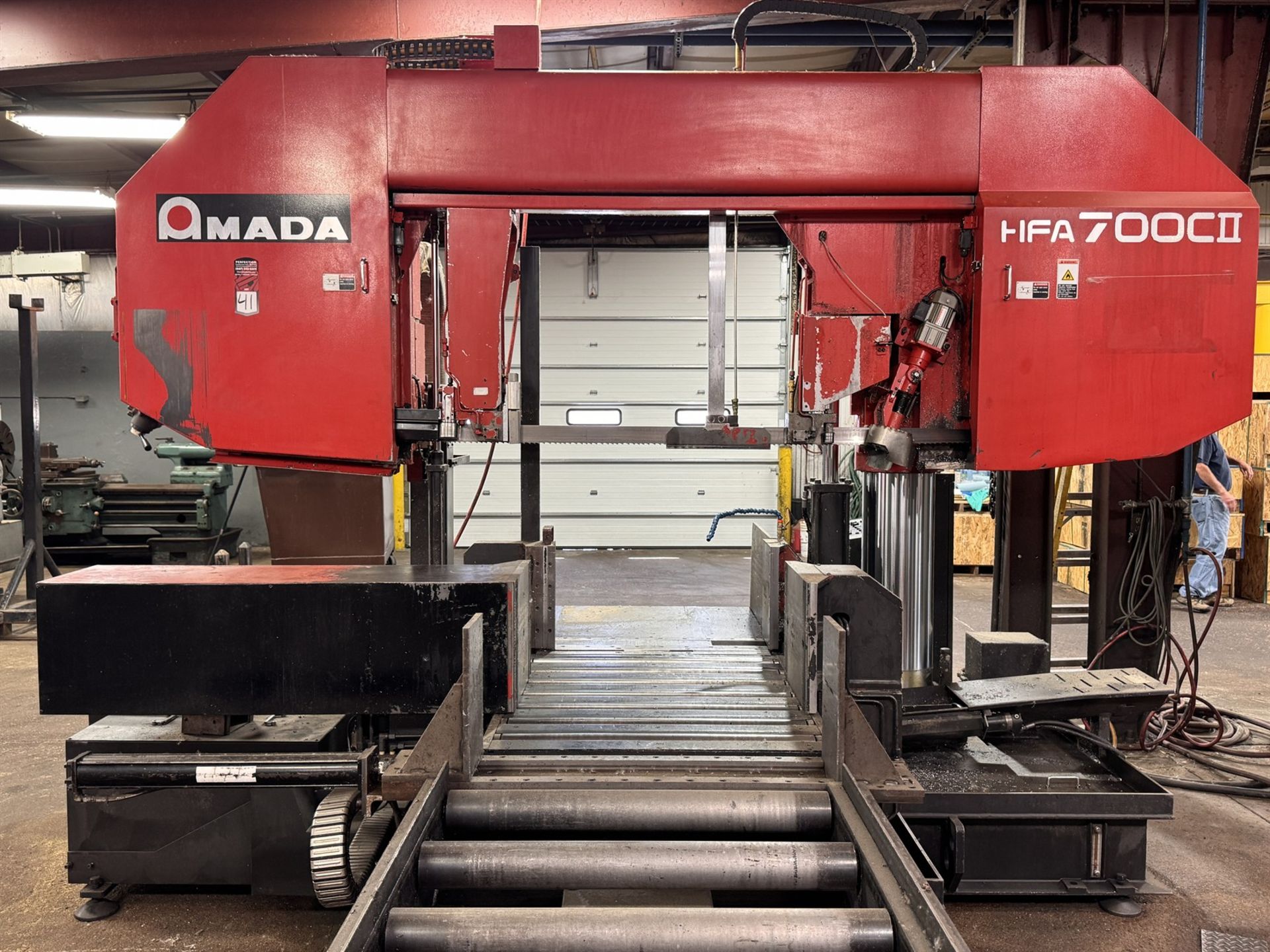 2017 AMADA HFA-700CII Post Style Horizontal Band Saw, s/n 70940142, 32” x 38” Capacity, 17,637 lb. - Image 3