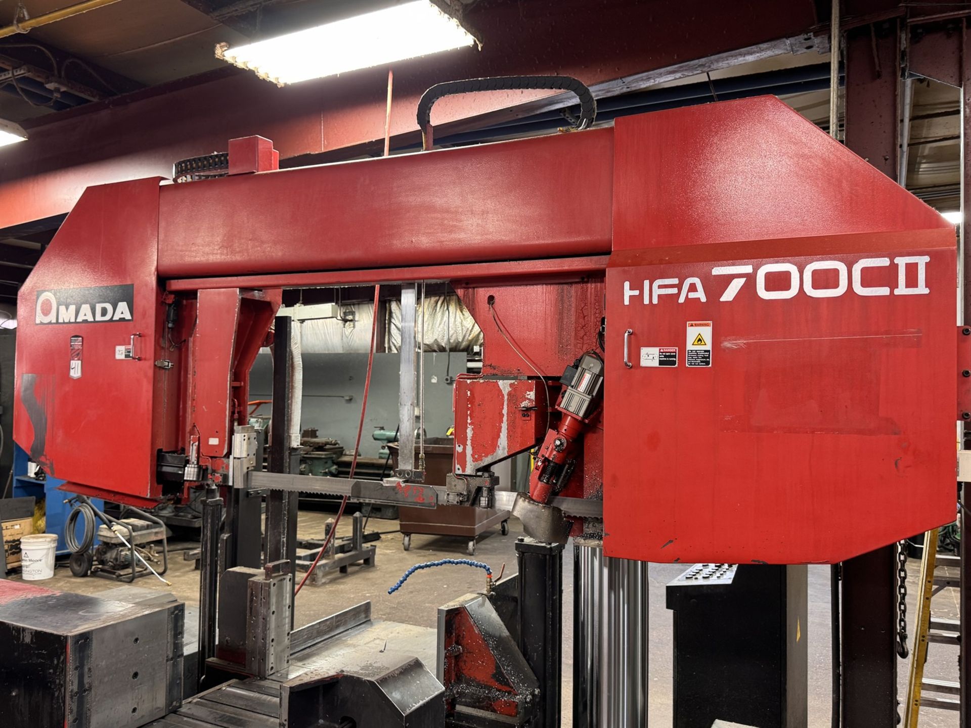 2017 AMADA HFA-700CII Post Style Horizontal Band Saw, s/n 70940142, 32” x 38” Capacity, 17,637 lb. - Image 10