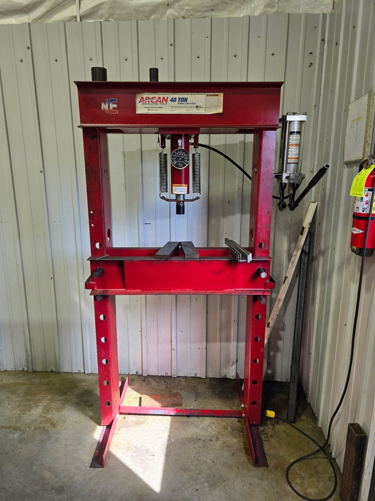 ARCAN 40-Ton H-Frame Press