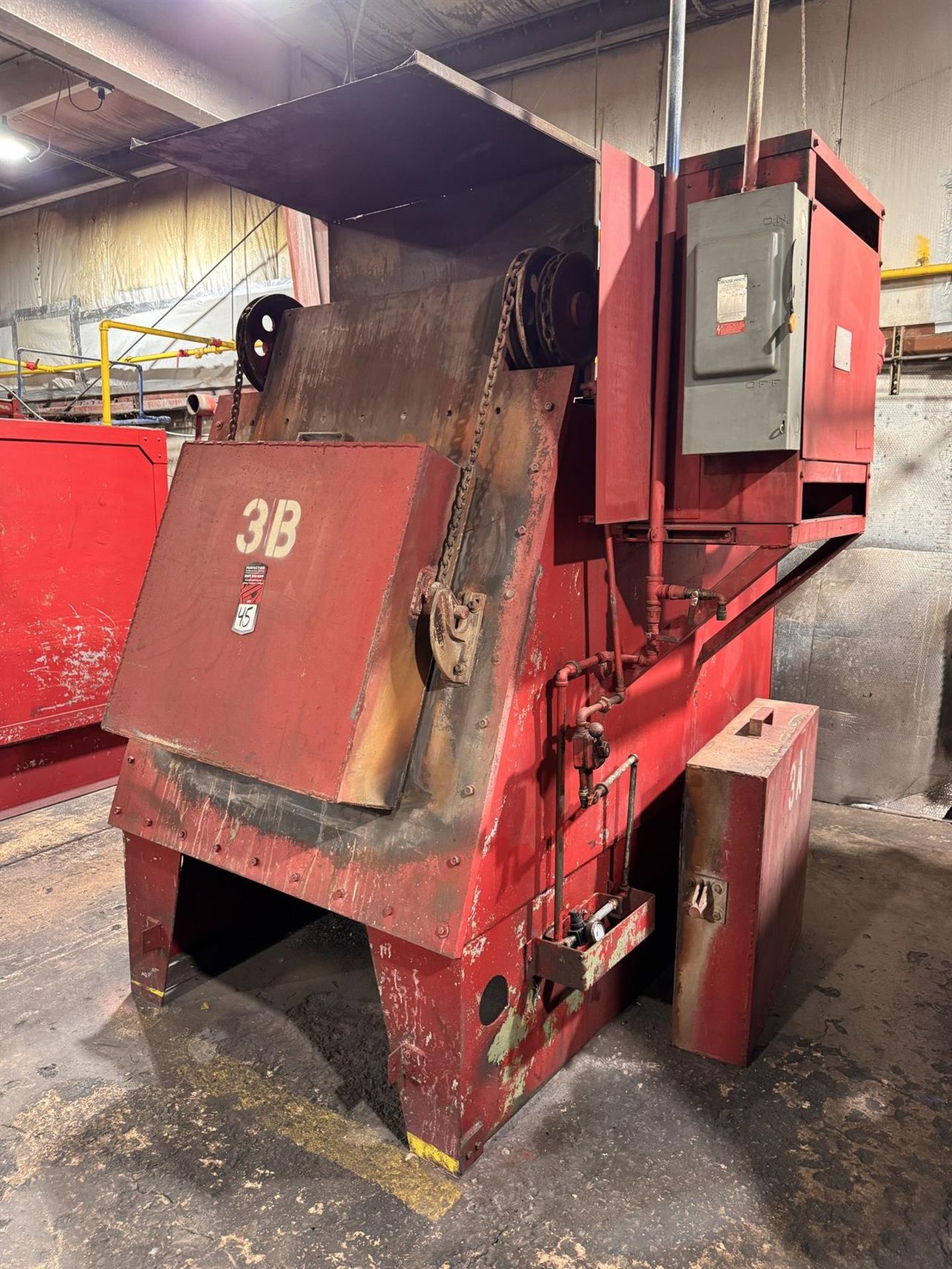 LINDBERG RO-24-4820 Electric Box Furnace, s/n 11752, 2000°F Max. Temperature, 45 KW, #3B