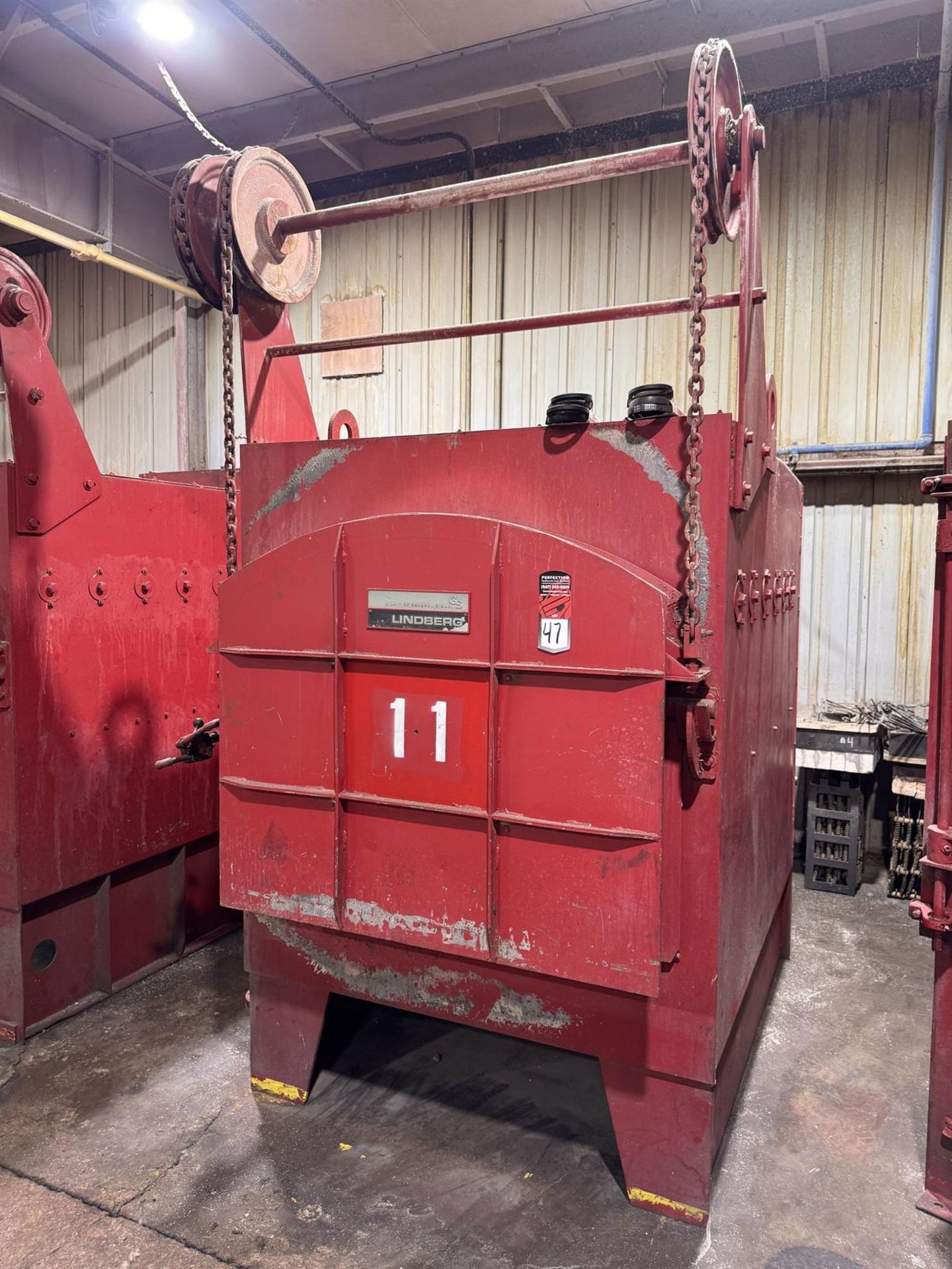 LINDBERG 11-EC-364824-B Box Furnace, s/n 24802, 1250°F Max. Temperature, 59 KW, 460V, 3PH, #11