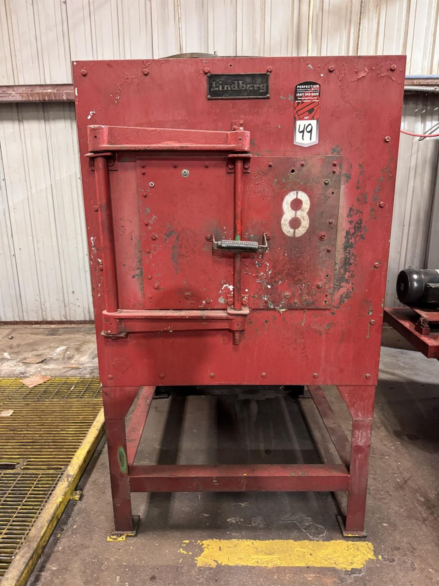 LINDBERG 243618-EH Electric Furnace, s/n 4076, 800-1250°F Temp. Range, 35 KW,Max. Temperature, #8 - Image 3