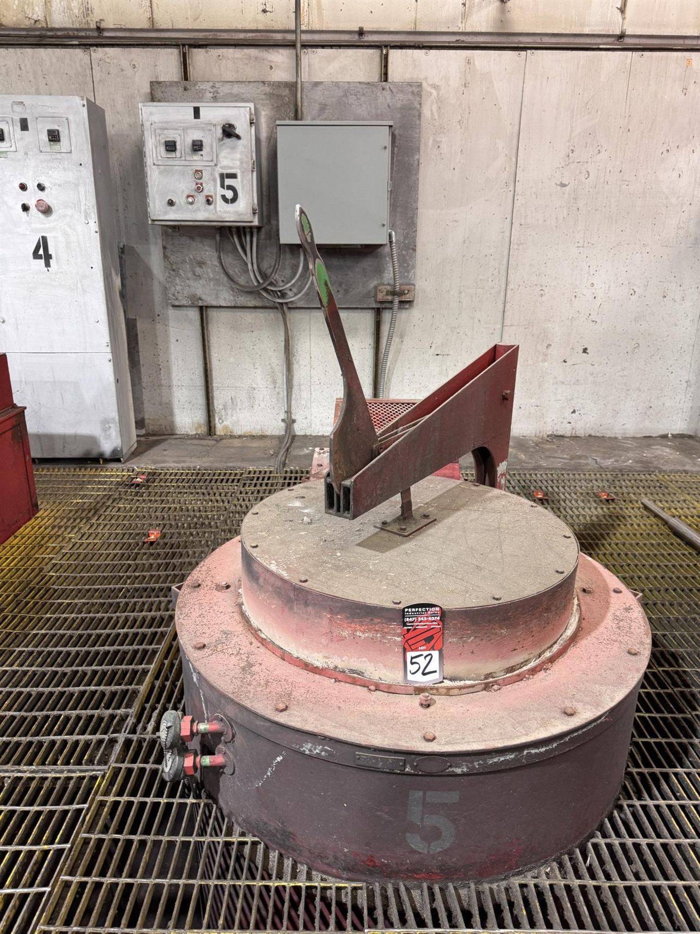 LINDBERG 2836-E12S Electric Tempering Furnace, s/n15584, 1250°F Max. Temperature, 52KW, #5
